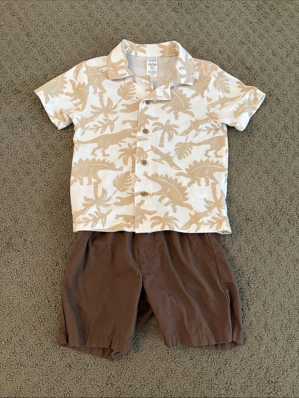 Carter’s Toddler Boys’ Dinosaur 🦖 Outfit - Size 2T